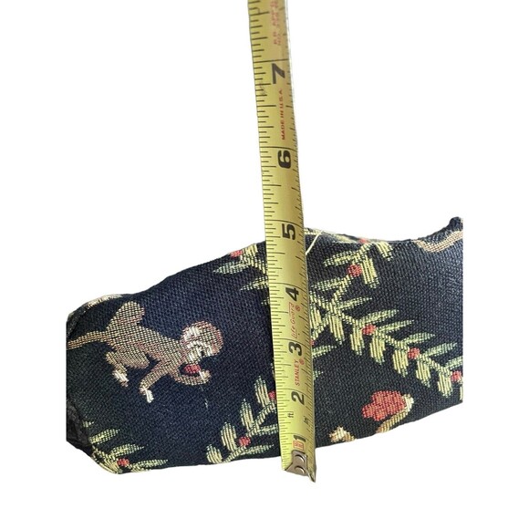 Doodle Bags Stuart FL Black Embroidered Monkey Tapestry Shoulder Bag & Pouch - Picture 5 of 16